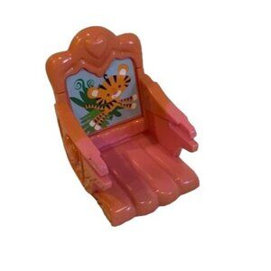 Fisher-Price Loving Family Dollhouse Pink Chair Booster w/ Tiger Design